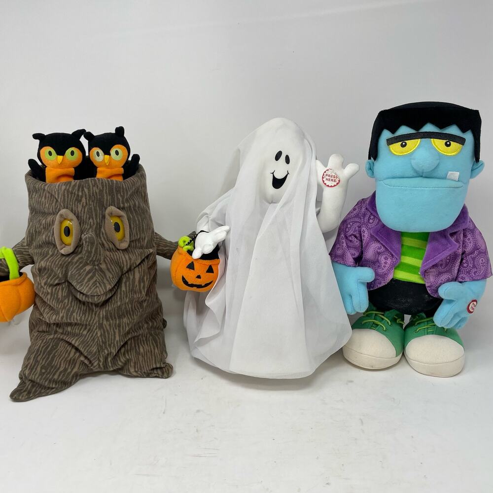 Lot of 3 Hallmark Halloween Animatronics *NOT WORKING*